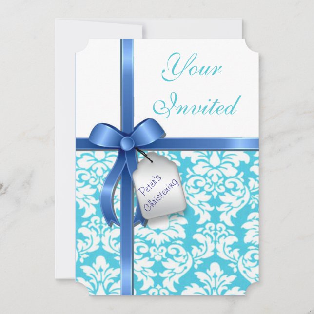 Invitation Christening (Devant)