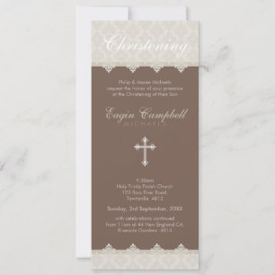 Invitation CHRISTENING INVITES : Oh beautiful 1P