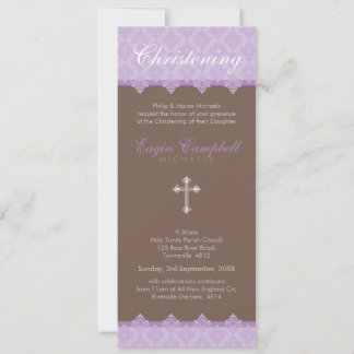 Invitation CHRISTENING INVITES : oh si beautiful 7P