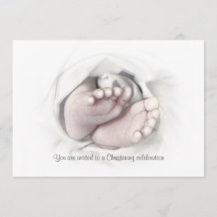 Invitation Christine pieds dessin crayon