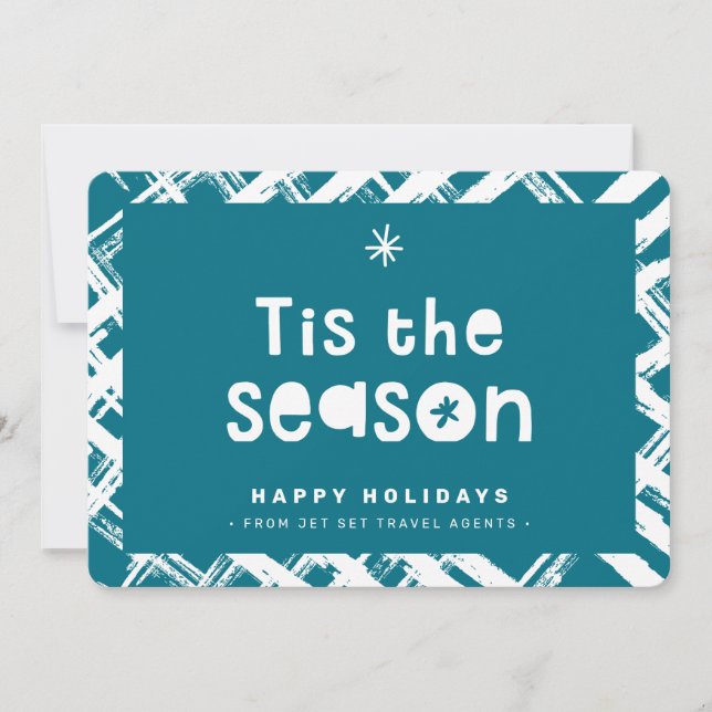 Invitation CHRISTMAS BUSINESS THANKS logo c'est la saison ble (Devant)
