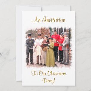 INVITATION CHRISTMAS CAROL CHANTEURS VICTORIENS