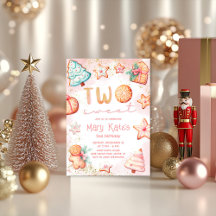 Christmas Cookie Two Sweet 2nd Birthday Party