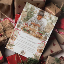 Christmas Gift Wrapper Party Afro-Américain