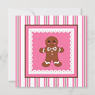 Invitation Christmas Gingerbread