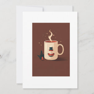 Invitation christmas hot chocolate