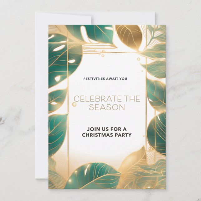 Invitation Christmas Party Invite (Devant)