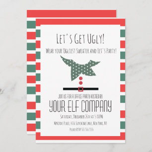 Invitation Christmas Party Ugly Sweat Office Company Event