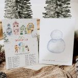 Invitation Christmas Roll A Snowman Game<br><div class="desc">Christmas Roll A Snowman Game</div>