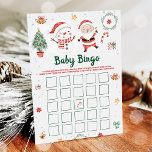 Invitation Christmas Snowman Baby Bingo Games Card<br><div class="desc">Christmas Snowman Baby Bingo Games Card</div>