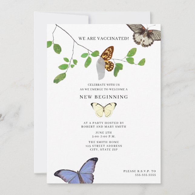 Invitation Chrysalis Fin de la réunion qui dérange la société (Devant)