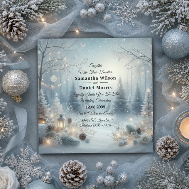 Invitation Chuchotements d'un solstice d'hiver (Créateur téléchargé)