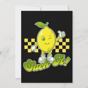 Invitation Chuck It Green Lime Lemon Love Funny Mexican Party