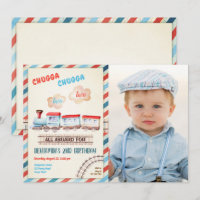 Chugga Deux Train Choo Boy Red Blue 2e anniversair