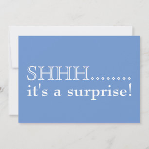Invitation Chut... C'est une fête surprise de 50ème anniversa