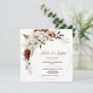 Invitation Chut c'est une surprise de 50 ans de mariage