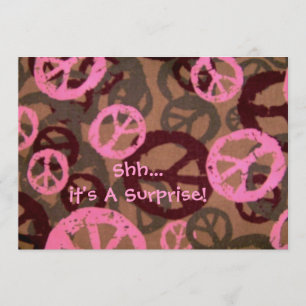 Invitation Chut...c'est une surprise ! -Invitation-Signes de 