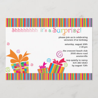 Invitation Chut...Invitation du Parti surprise