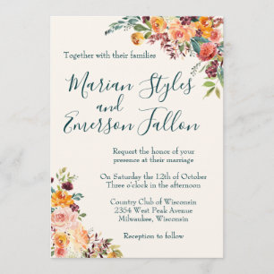 Invitation Chute dans l'amour