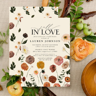 Invitation Chute en amour Terracotta Garden Fête des mariées