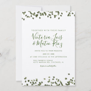Invitation Chute Feuille Automne Automne Russe Mariage