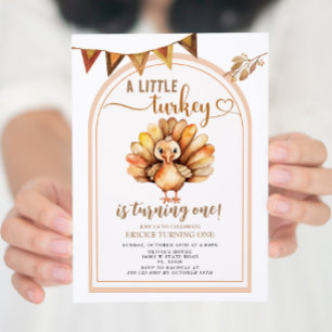 Invitation Chute Un Petit Arc De Turquie À Un Anniversaire