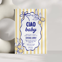 CIAO BABY Lemon Baby shower Amalfi méditerranéen