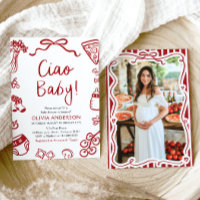 Ciao Baby Whimsical Italien Pizza Baby shower mign