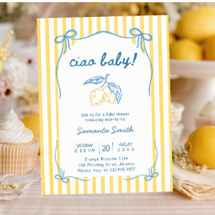 Invitation Ciao Bambino Baby Shower