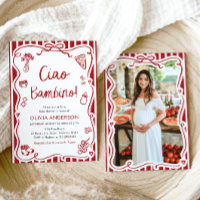 Ciao Bambino Baby shower de pizza italienne Whimsi