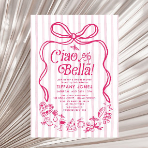 Invitation Ciao Bella Fête des mariées de citrons italiens ro