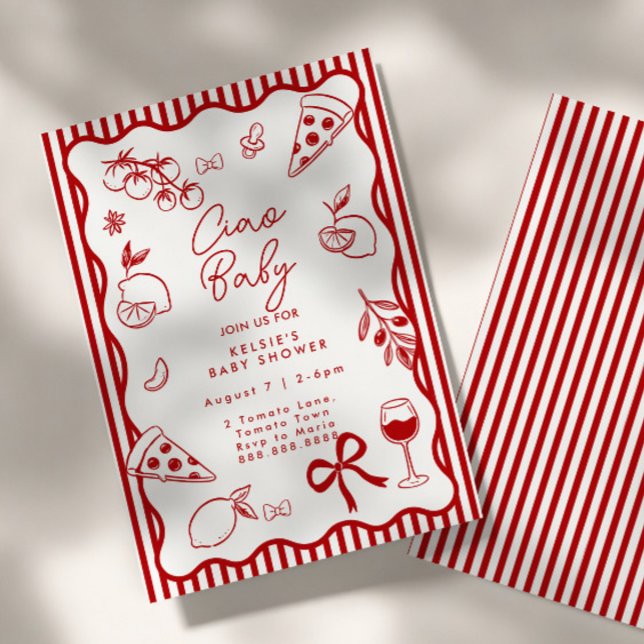 Invitation Ciao - Faire-part de Naissance Bébé Ita (Créateur téléchargé)