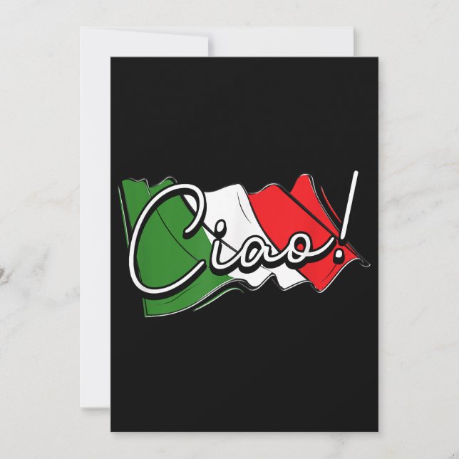 Invitation Ciao ! - Scooter Venise italien et européen et La (Devant)