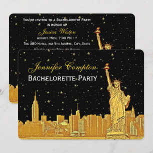 Invitation Ciel de New York #2 Black Starry BGH Enterrement d