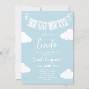 Invitation Cielito Lindo Baby shower garçon