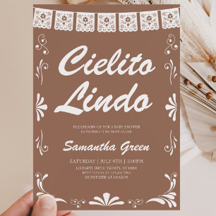 Invitation Cielito Lindo Baby Shower Mixte