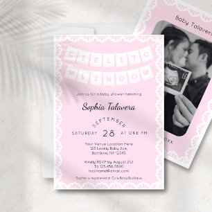 Invitation Cielito Lindo Baby shower rose