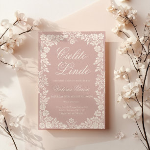 Invitation Cielito Lindo bébé, douche