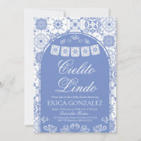 Cielito Lindo Garçon Baby Shower Bleu Papier Décou