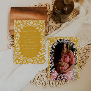 Invitation Cielito Lindo Mexicain Papier Picado Talavera