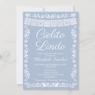 Invitation Cielito Lindo Mexican Fiesta Baby Shower