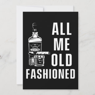 Invitation Cigar Whiskey Bourbon Smoke Humidor Tabac Cadeau