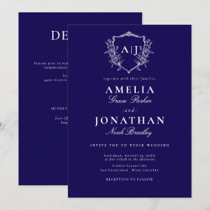 Invitation Cimier Mariage victorien