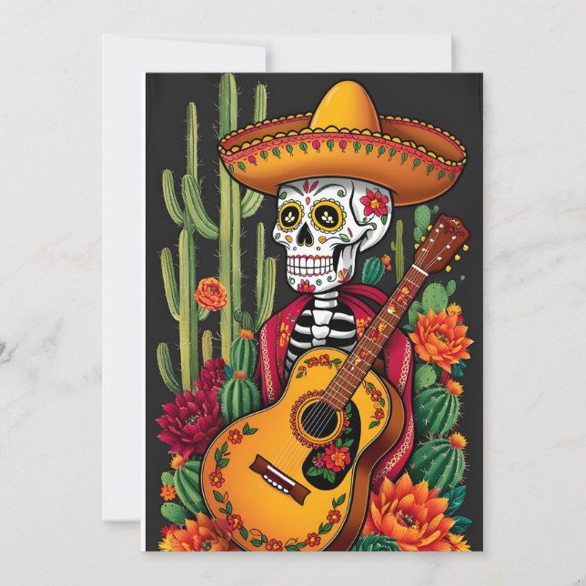 Invitation Cinco de Mayo Fiesta (Devant)