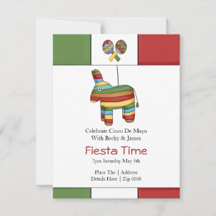 Invitation Cinco De Mayo Pinata Fiesta