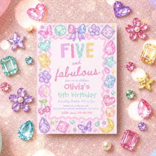 Invitation Cinq ans et Fantastique Anniversaire Fantaisiste d