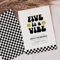 Cinq est Vibe | Garçons Joyeux Visage Enfants 5e a