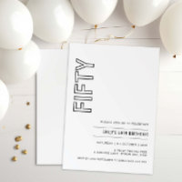 Cinquante-cinquième anniversaire moderne Invitatio