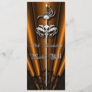 Invitation Cinquantième anniversaire de dentelle d'argent