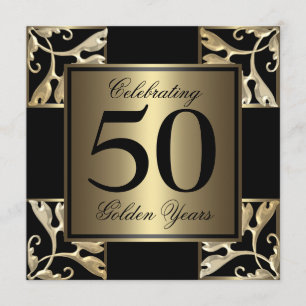 Invitation cinquantième anniversaire d'or